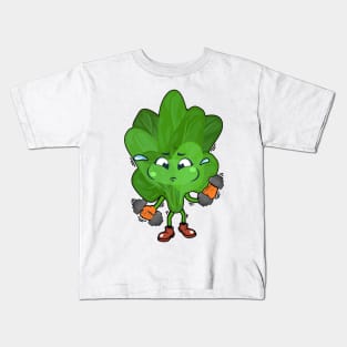 Spinach Working Out Kids T-Shirt